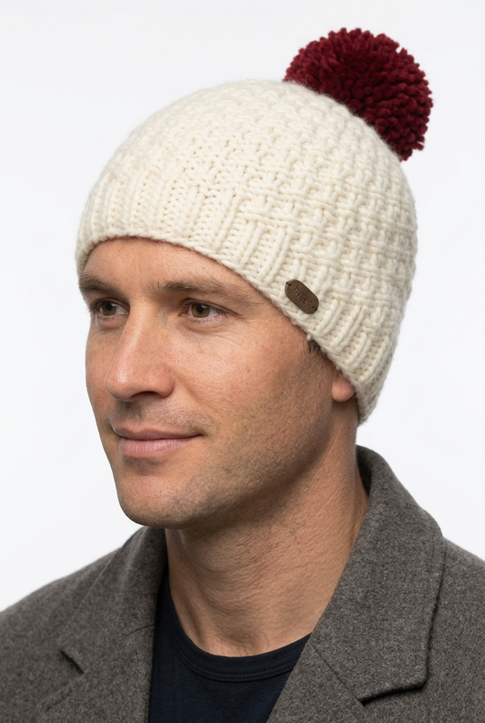 Male model wearing Aiden Beanie