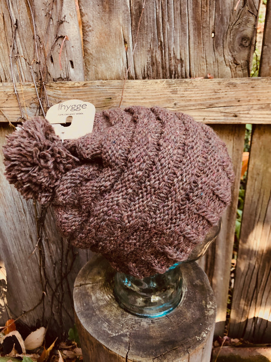 Vancouver Recycled Wool Pom Pom Beanie