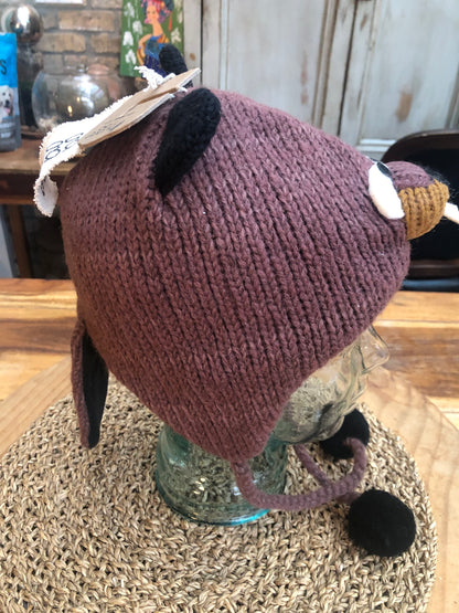 Beaver Earflap Hat