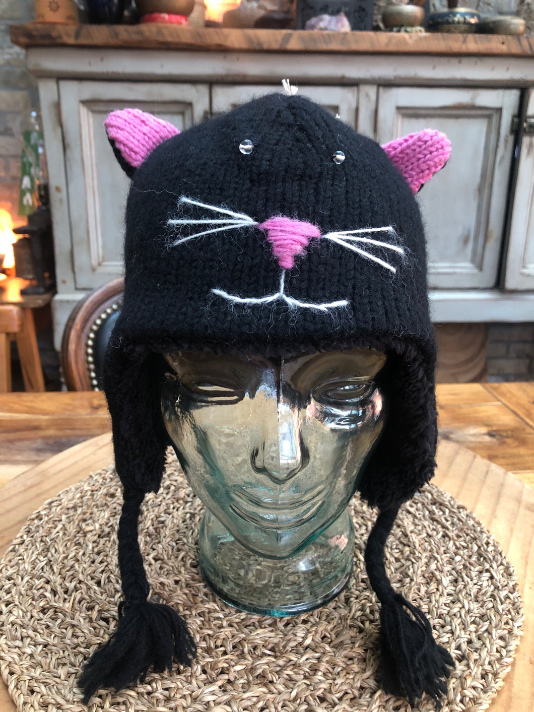 Kitty Earflap Hat