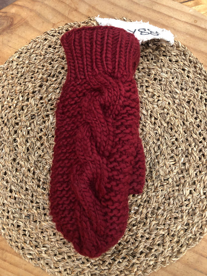 Rachelle Cable Knit Mittens