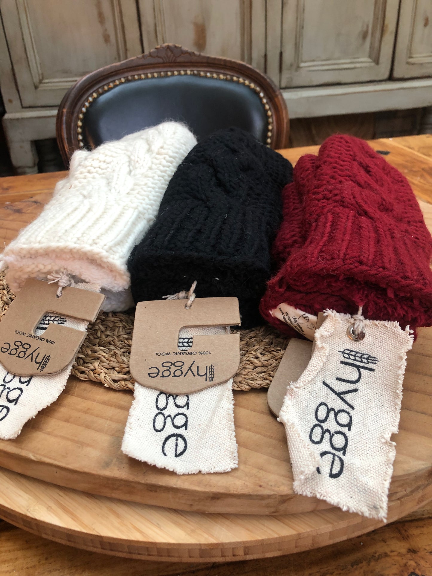 Rachelle Cable Knit Mittens