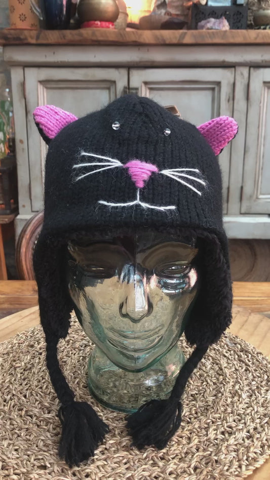 Kitty Earflap Hat