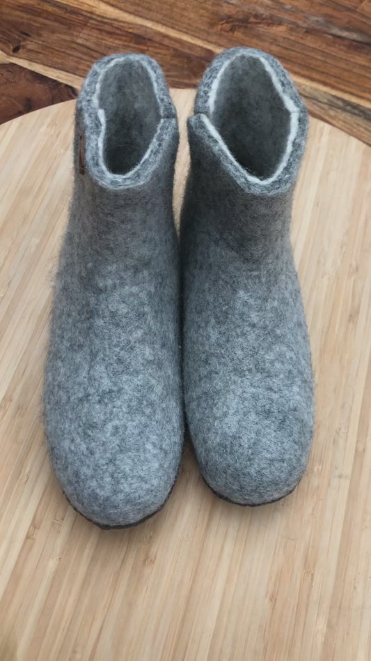 Hygge Felt Slipper Boots