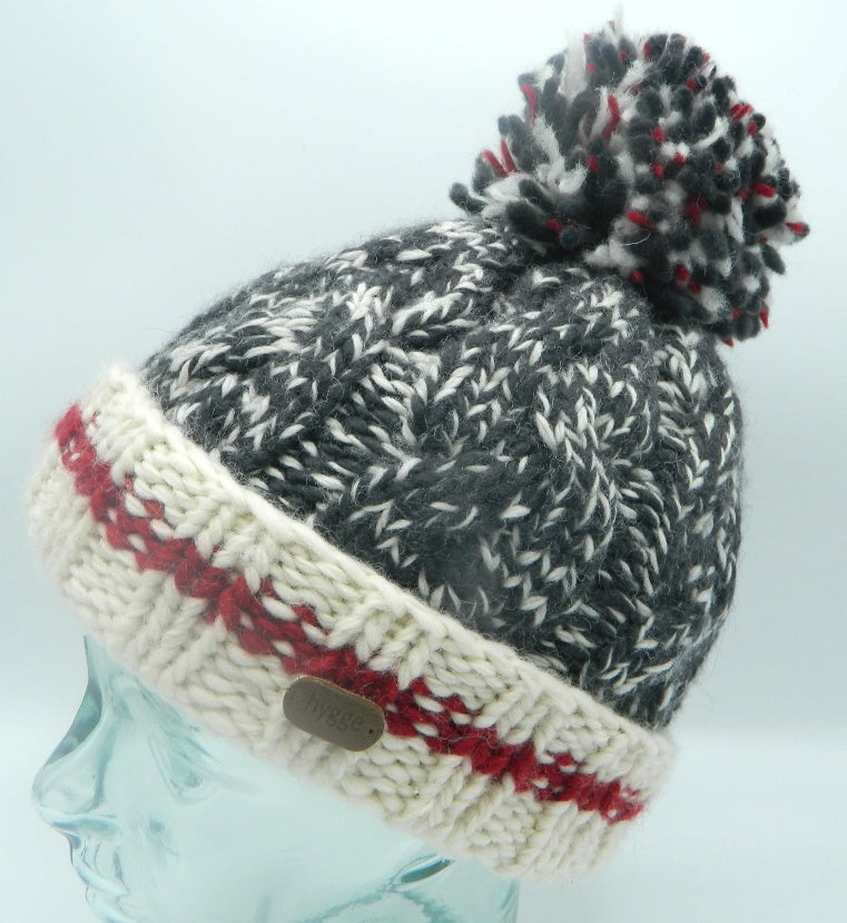 Heritage Cable Pom Pom Beanie