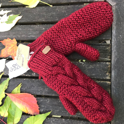 Rachelle Cable Knit Mittens