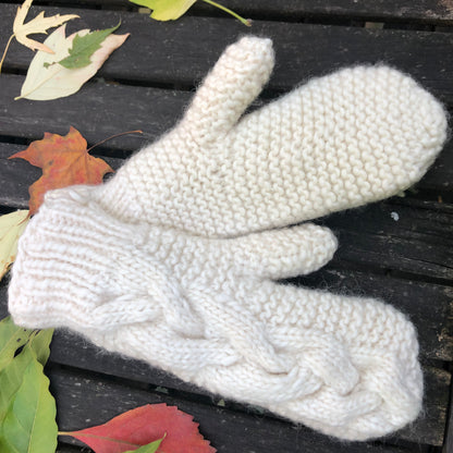 Rachelle Cable Knit Mittens