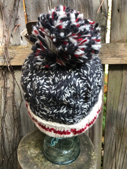 Heritage Cable Pom Pom Beanie
