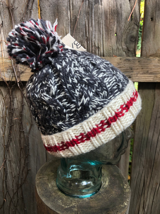 Heritage Cable Pom Pom Beanie