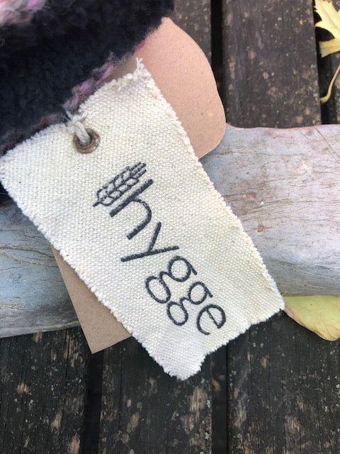 Recycled Yarn Mittens with Upcycled Fleece Lining