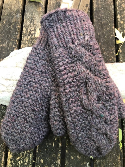 Rachelle Cable Knit Mittens
