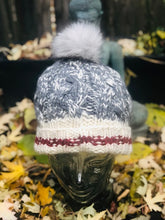 Heritage Cable Beanie with Faux Fur Pom Pom