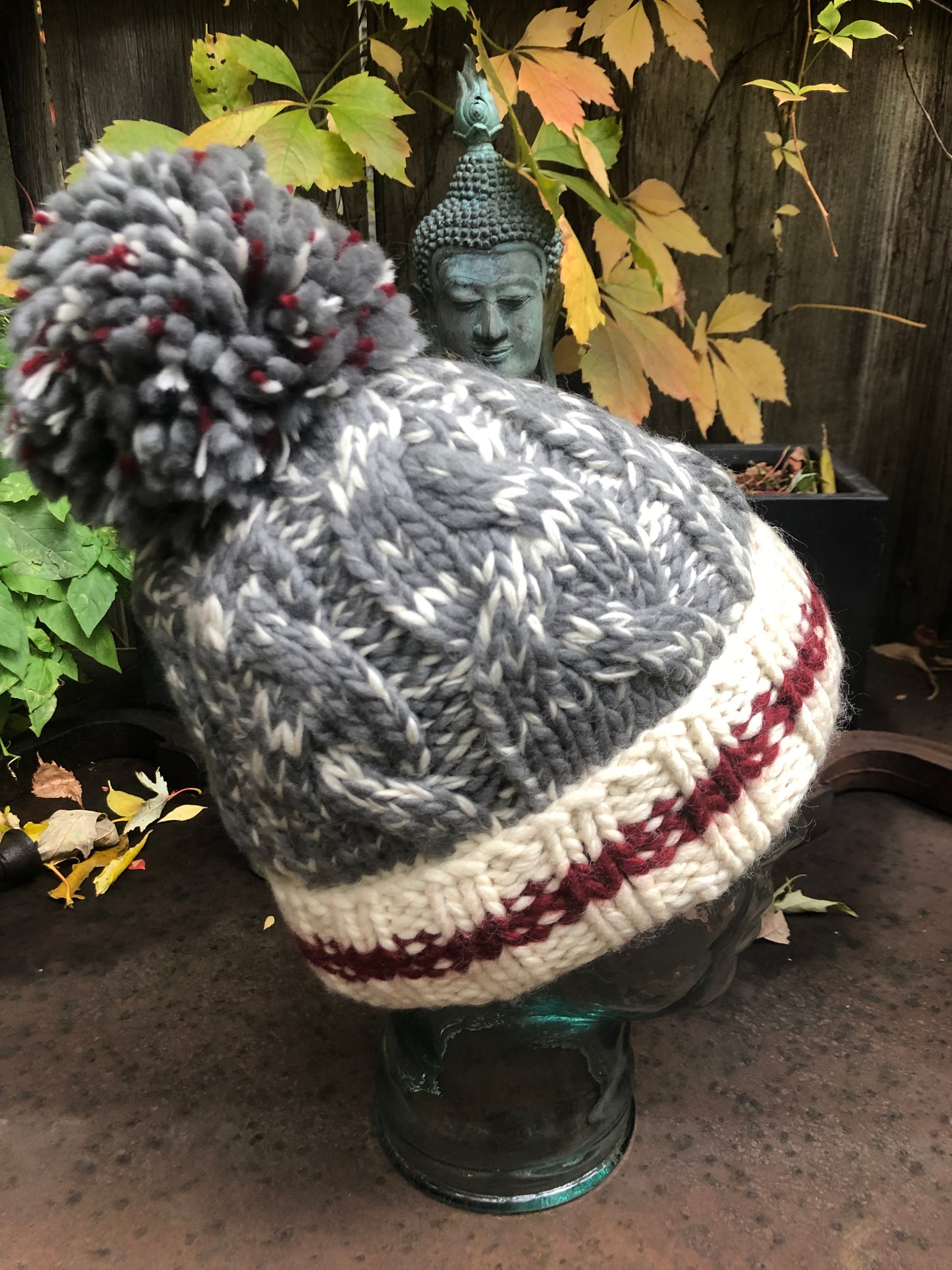 Heritage Cable Pom Pom Beanie