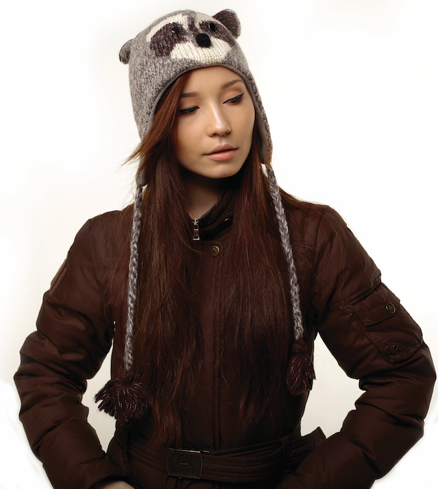 Raccoon Pilot Hat