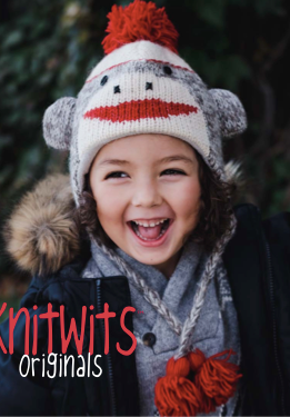 Sock Monkey Earflap Hat