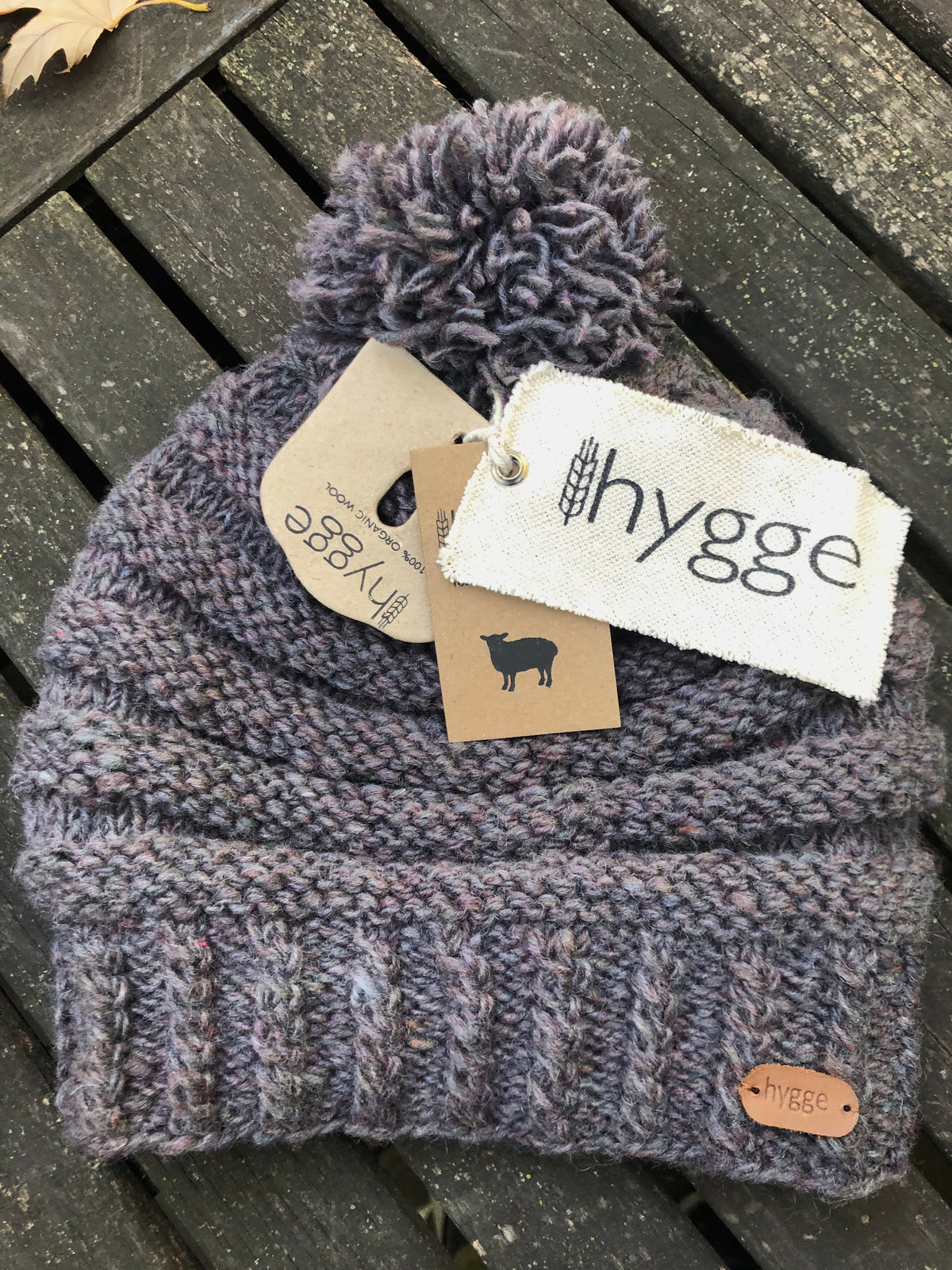 Vancouver Recycled Wool Pom Pom Beanie