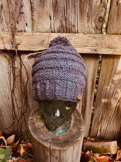 Vancouver Recycled Wool Pom Pom Beanie