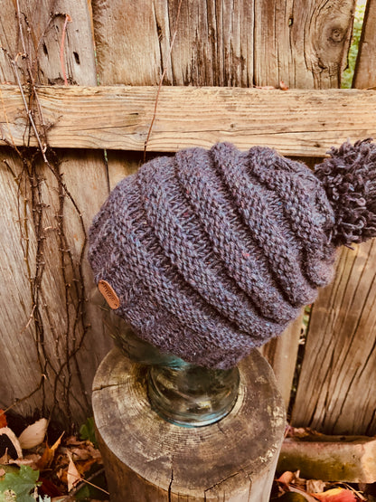 Vancouver Recycled Wool Pom Pom Beanie